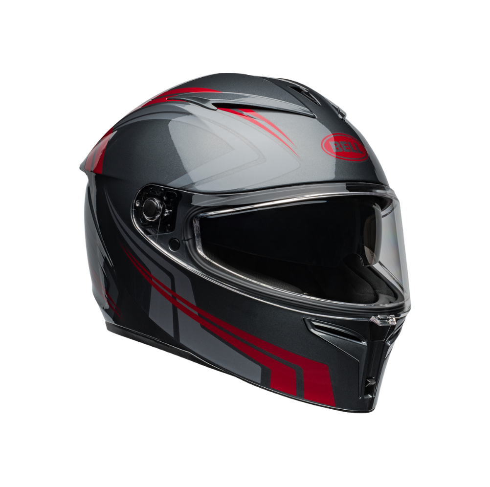 Lithium-Jetstream Gloss Gray/Candy Red